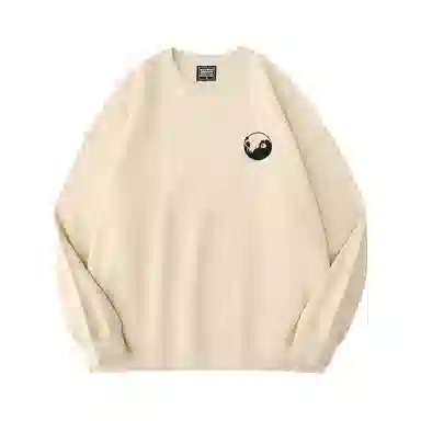 莫代尔 秋冬个性慵懒简约舒适时尚百搭多色可选嘻哈街头风长袖设计感卫衣打底衣 男女同款