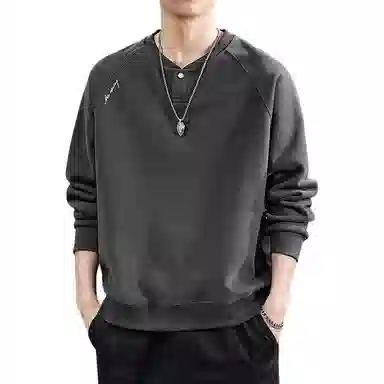 遨宇 高端美式复古经典休闲极简卫衣 男款