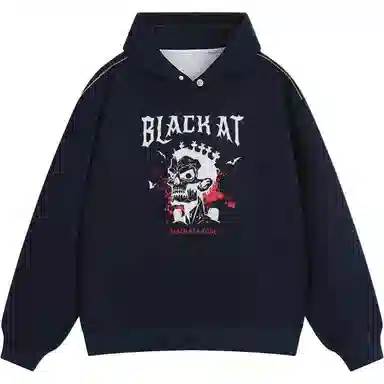 BLACK AT LOGO