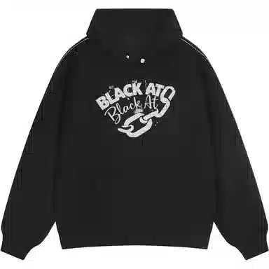 BLACK AT LOGO