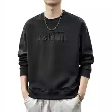 遨宇 美式复古休闲潮流经典圆领卫衣 男款
