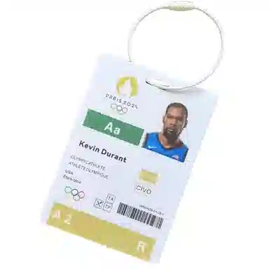 图涂丫 篮球梦之队 运动员参赛卡库里欧文詹姆斯杜兰特 球星卡 亚克力 挂件 男女同款情侣款