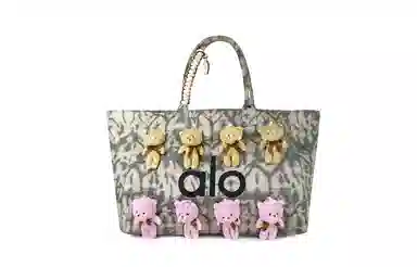 alo yoga Denim Star Tote Bag