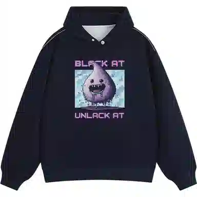 BLACK AT LOGO