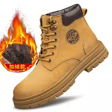 DILIKAN Martin Boots Mid-Calf Thick Sole