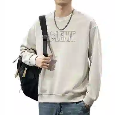 遨宇 美式复古休闲潮流经典圆领卫衣 男款