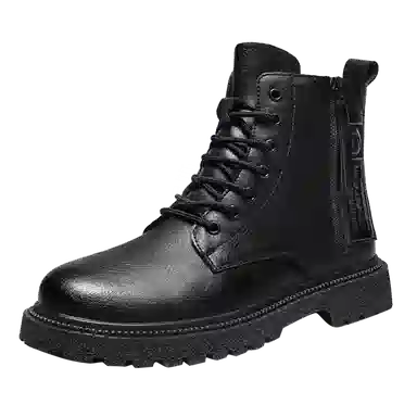 二层牛皮 时尚潮流 都市通勤 柔软细腻 舒适软弹 经典复古 优雅绅士 文艺港风 个性帅气 百搭耐看 短筒 马丁靴 男款