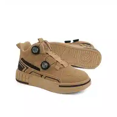 娃哈哈 潮流工装 经典简约 港式复古 厚底增高舒适 及踝 马丁靴 男款