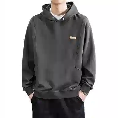 遨宇 美式经典复古休闲极简风潮流设计感百搭户外上衣卫衣 男款