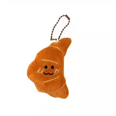 玄唐 创意卡通烘焙面包公仔百搭小玩偶 毛绒 挂件 男女同款情侣款