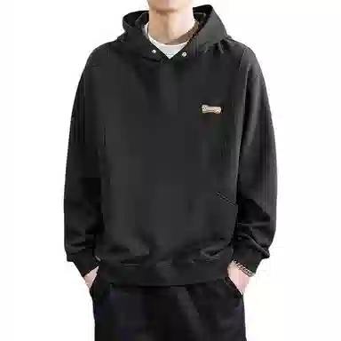 遨宇 美式经典复古休闲极简风潮流设计感百搭户外上衣卫衣 男款