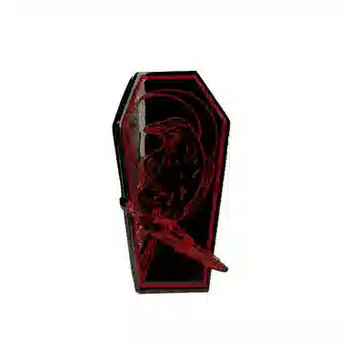 尚先生 创意个性猩红乌鸦长方形鲨鱼夹盘发后脑勺大号发夹发 醋酸 抓夹 女款