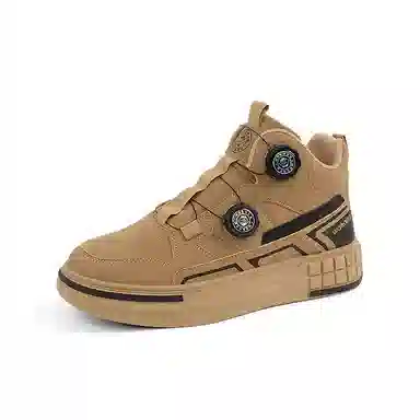 娃哈哈 潮流工装 经典简约 港式复古 厚底增高舒适 及踝 马丁靴 男款