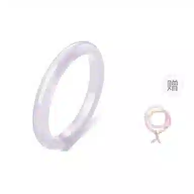 梨云暮雪 白月光猫眼 一步一响 复古 高级感 清冷 旗袍汉服 新中式 国潮国风 荔枝冻 极简风 琉璃 手镯 女款