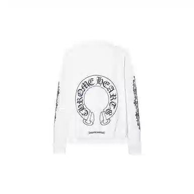 Chrome Hearts Logo Crewneck Sweatshirt White
