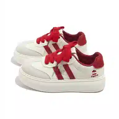 乐乐鱼 早秋学生配裙子百搭厚底运动通勤 增高 低帮 板鞋 女