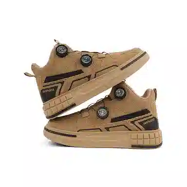 娃哈哈 潮流工装 经典简约 港式复古 厚底增高舒适 及踝 马丁靴 男款