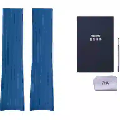 积优 浪琴康卡斯代用氟橡胶表带 适用浪琴康卡斯系列 黑色蓝色绿色灰色 男女通用