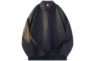 MIIOW Trend Party Series Vintage Loose Long Sleeve Polo