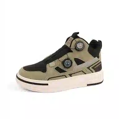 娃哈哈 潮流工装 经典简约 港式复古 厚底增高舒适 及踝 马丁靴 男款