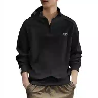 遨宇 美式复古休闲潮流经典潮牌极简风百搭户外上衣卫衣 男款