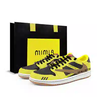 Travis Scott x Air Jordan 1 Low OG "Black Yellow Brown"