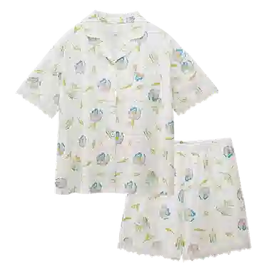 欧迪芬 棉质开衫款女士家居服 女款