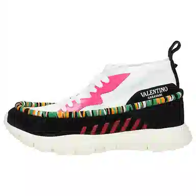 Valentino Low Top Sneakers Black White