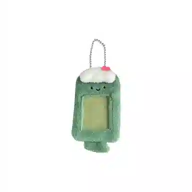 心水好物 韩版可爱甜品食物卡套透明饭卡公交卡收纳包爱豆卡片 毛绒 挂件 男女同款情侣款