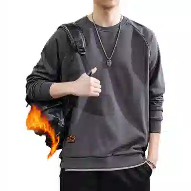 遨宇 美式经典复古潮流极简风百搭户外休闲外套卫衣 男款