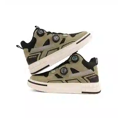 娃哈哈 潮流工装 经典简约 港式复古 厚底增高舒适 及踝 马丁靴 男款