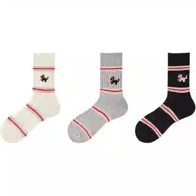 帕兰朵 可爱袜子堆堆袜、中筒袜 女款