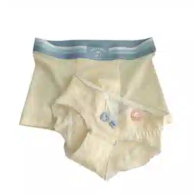 ECONICE Couple Cotton Antibacterial Underwear Set