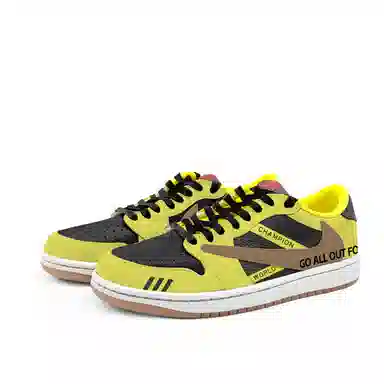 Travis Scott x Air Jordan 1 Low OG "Black Yellow Brown"