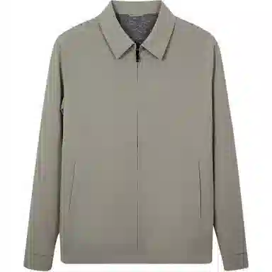 才子 男装简约弹力锦氨夹克 男款