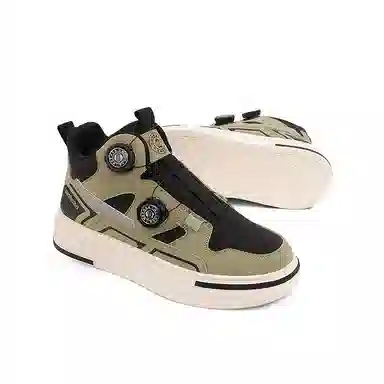 娃哈哈 潮流工装 经典简约 港式复古 厚底增高舒适 及踝 马丁靴 男款