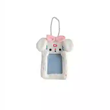 心水好物 韩版可爱甜品食物卡套透明饭卡公交卡收纳包爱豆卡片 毛绒 挂件 男女同款情侣款