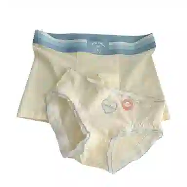 ECONICE Couple Cotton Antibacterial Underwear Set