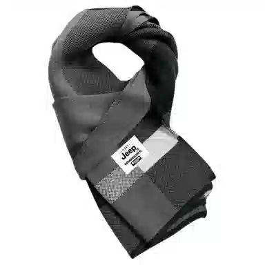 Jeep Knit Plaid Scarf