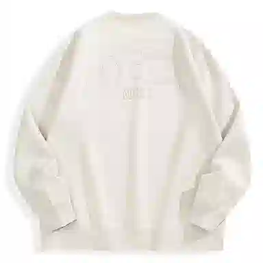 PEACEBIRD MEN Suede Fleece Sweatshirt