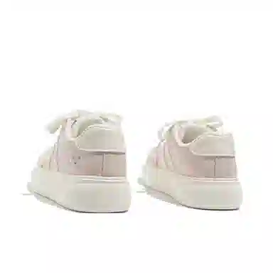 乐乐鱼 早秋学生配裙子百搭厚底运动通勤 增高 低帮 板鞋 女