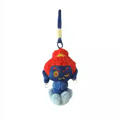 玄唐 小伴莲花小佛观音公仔不动明王大黑天#好运 布绒 挂件 男女同款情侣款