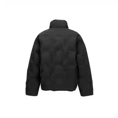 【dme】 冬季潮牌重磅日系复古休闲百搭简约街头户外运动情侣日常拉链纯色立领港风宽松上衣长袖羽绒服 男女同款