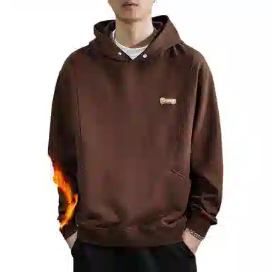 遨宇 美式经典复古休闲极简风潮流设计感百搭户外上衣卫衣 男款