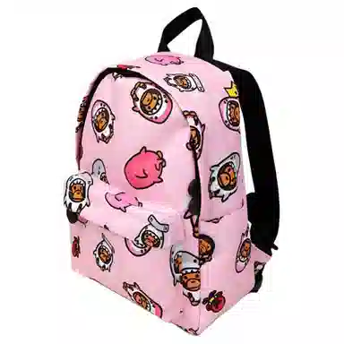 A Bathing Ape Baby Milo Backpack Pink
