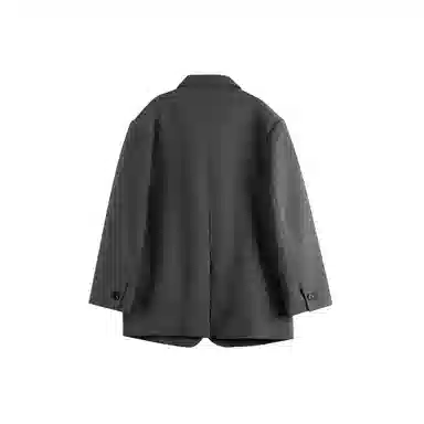 【dme】 潮牌重磅日系复古休闲百搭简约街头户外情侣日常运动纽扣西装领港风宽松长袖羽绒服 男女同款