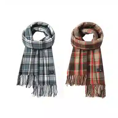 SKTA Vintage Plaid Scarf