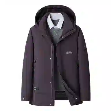 SNOW FLYING Mid-Length Down Jacket