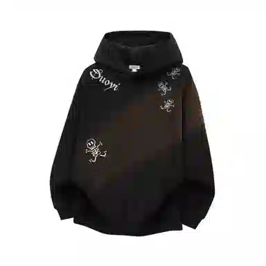 Duoyi Skull Logo Hoodie