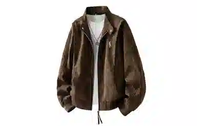 CHARLIE GOLF Vintage Suede Coach Jacket